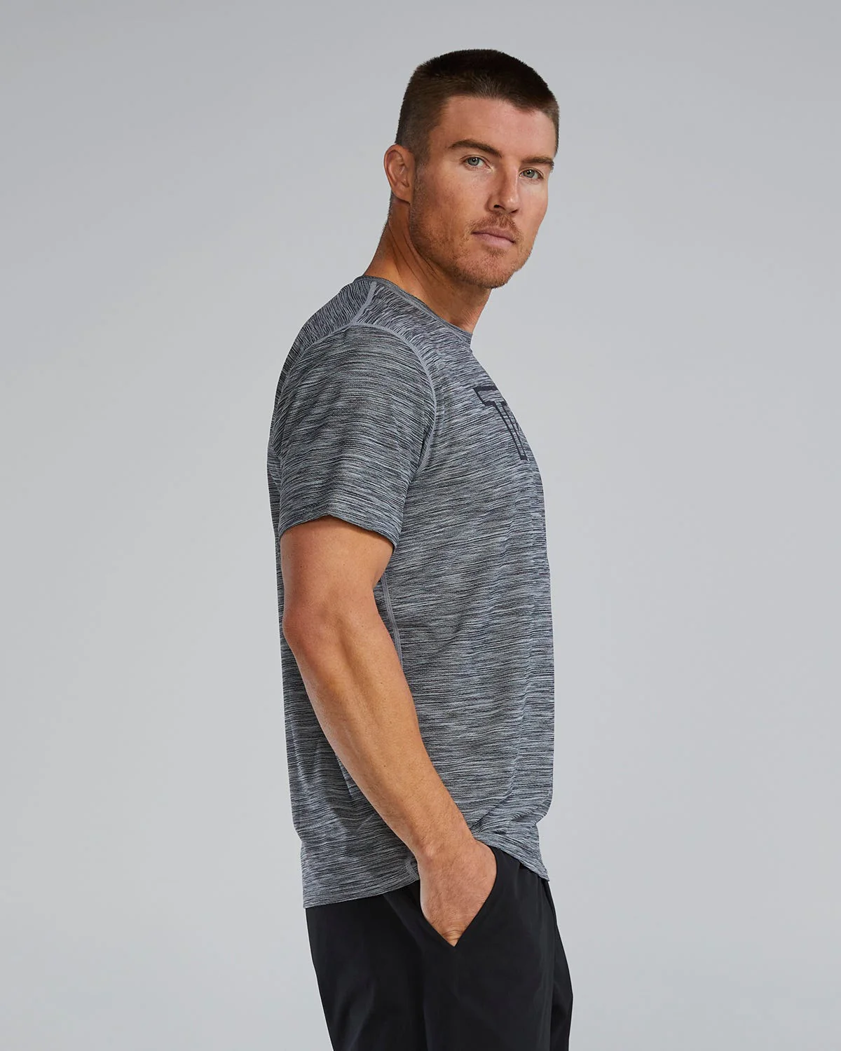 TYR Airtec™ Men's Big Logo Tee - Solid / Heather - Image 12