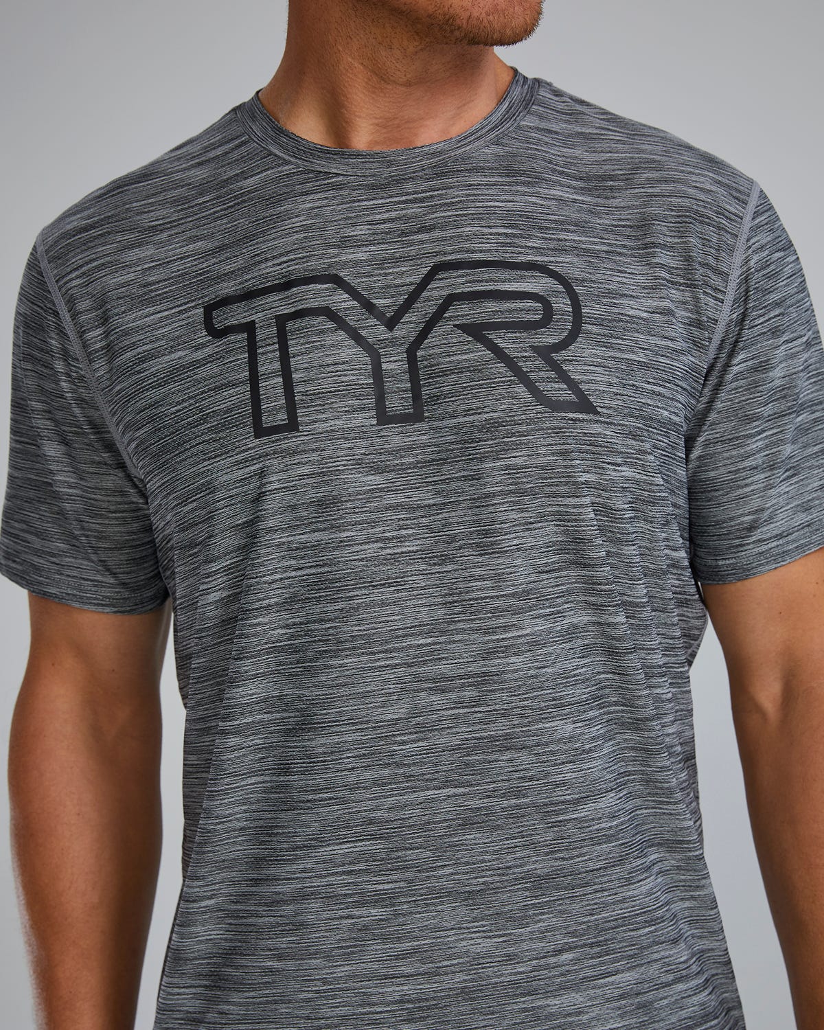 TYR Airtec™ Men's Big Logo Tee - Solid / Heather - Image 16