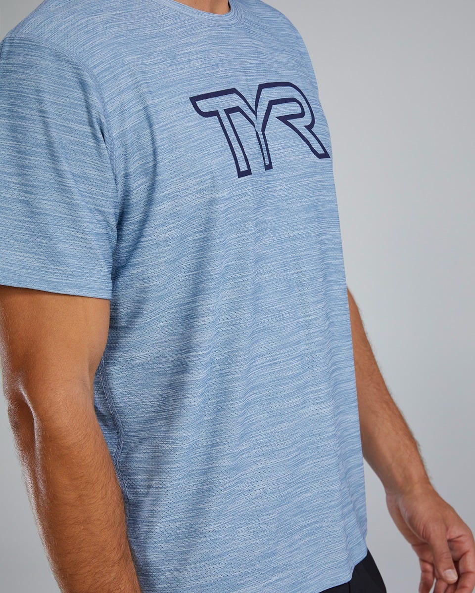 TYR Airtec™ Men's Big Logo Tee - Solid / Heather - Image 24