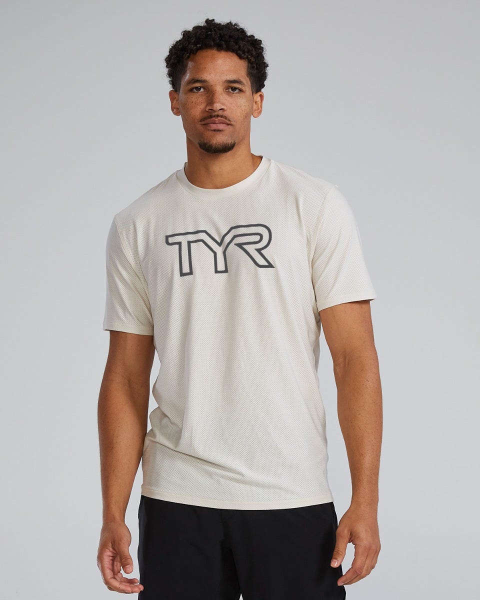 TYR Airtec™ Men's Big Logo Tee - Solid / Heather - Image 25