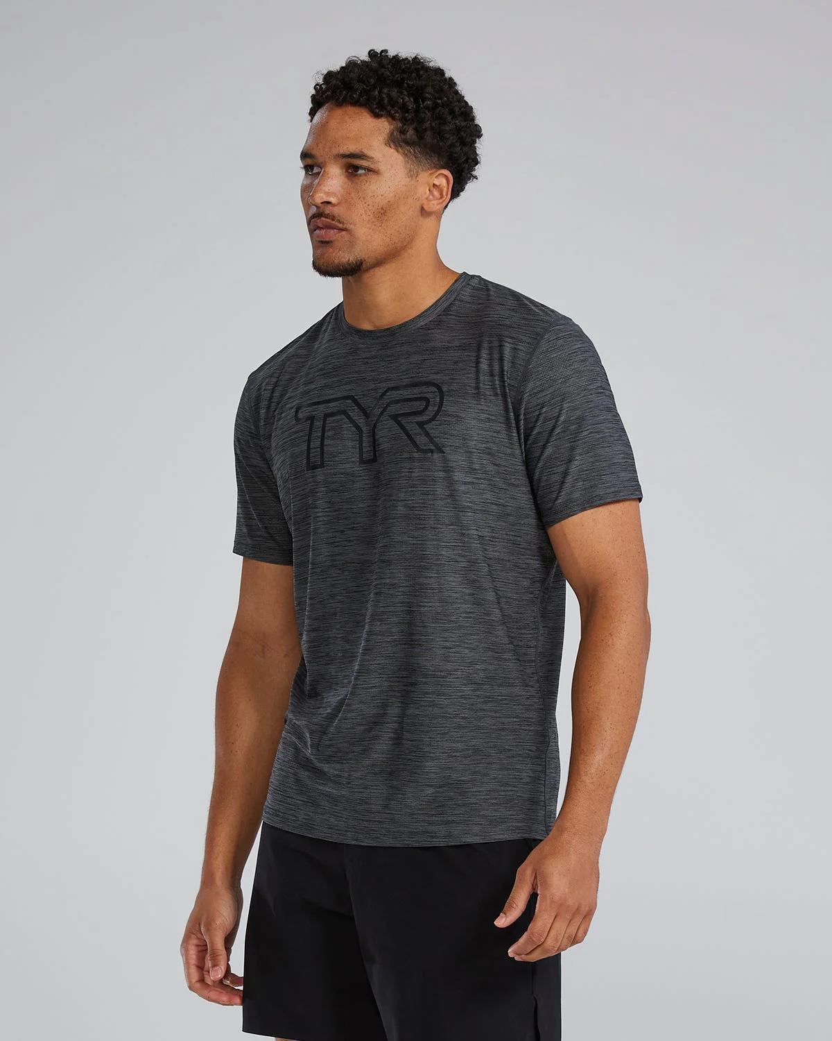 TYR Airtec™ Men's Big Logo Tee - Solid / Heather - Image 51