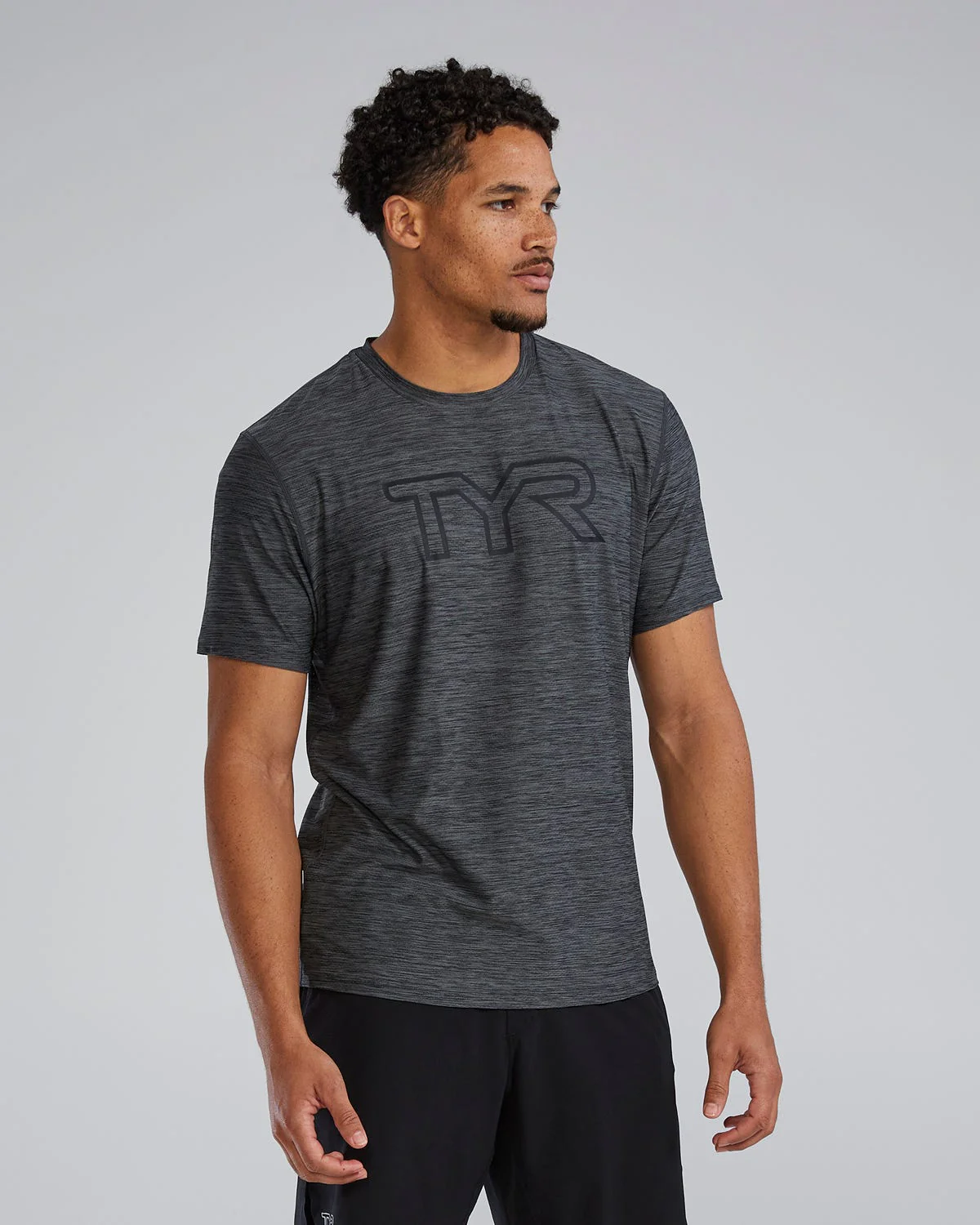 TYR Airtec™ Men's Big Logo Tee - Solid / Heather - Image 52