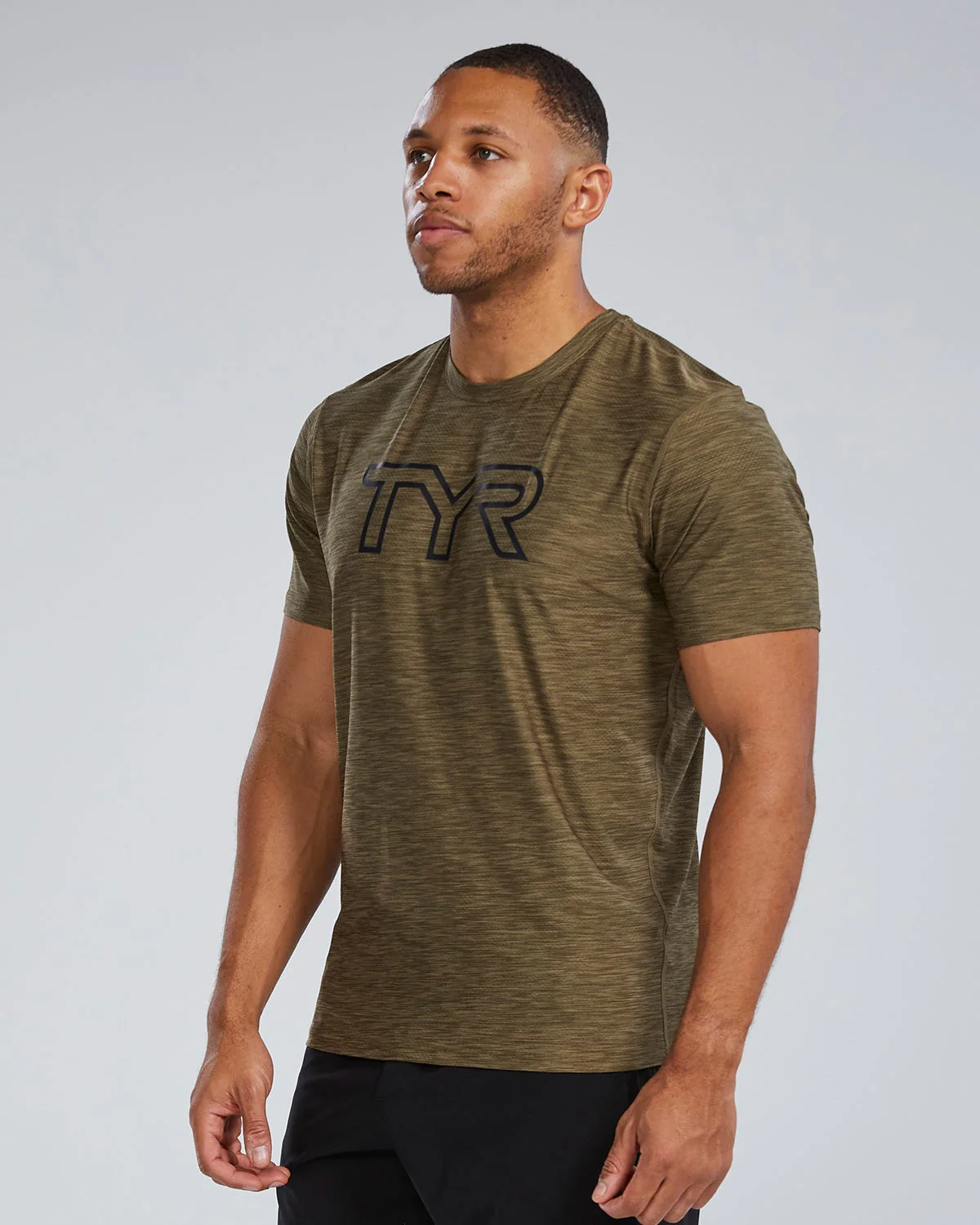 TYR Airtec™ Men's Big Logo Tee - Solid / Heather - Image 59