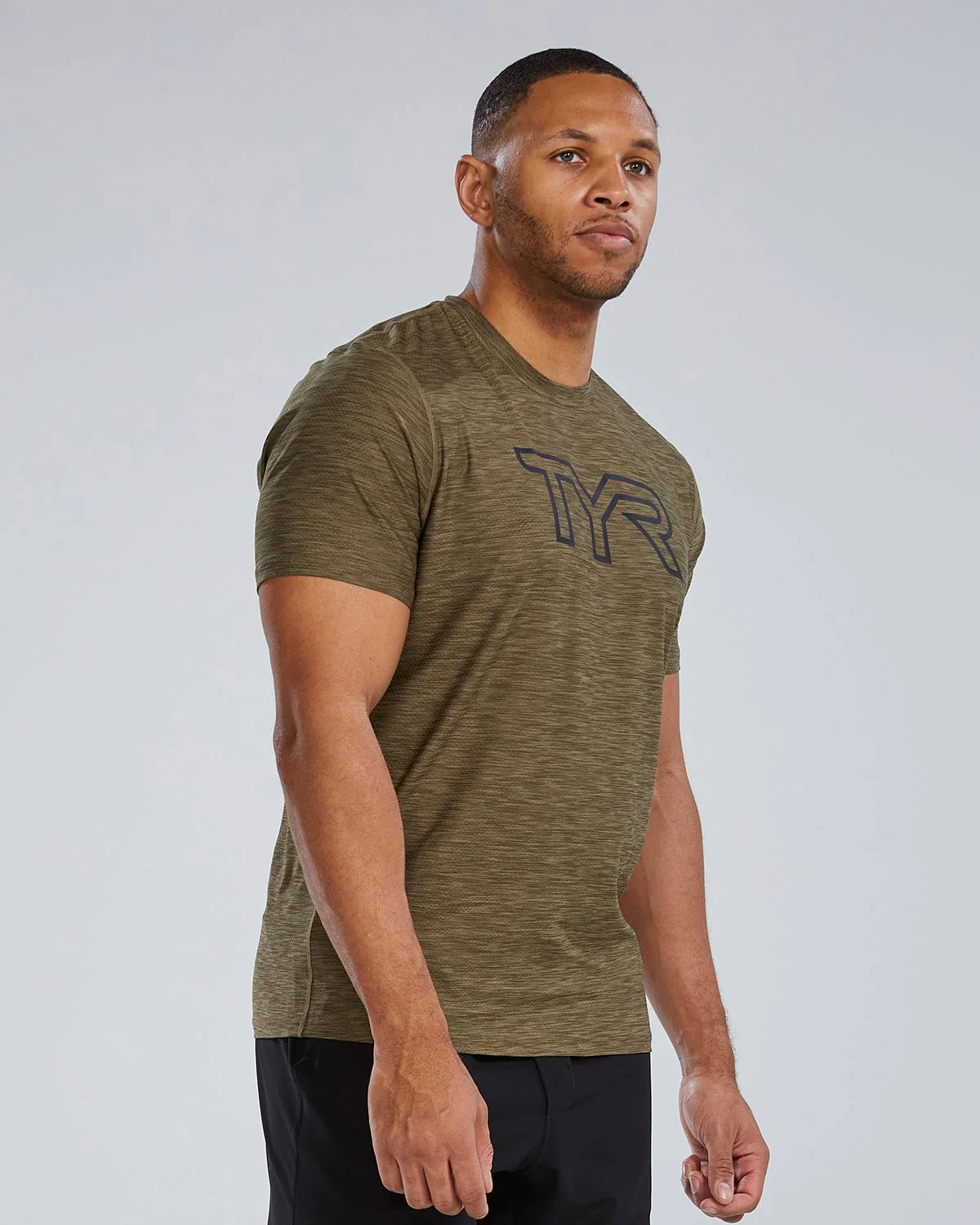 TYR Airtec™ Men's Big Logo Tee - Solid / Heather - Image 60