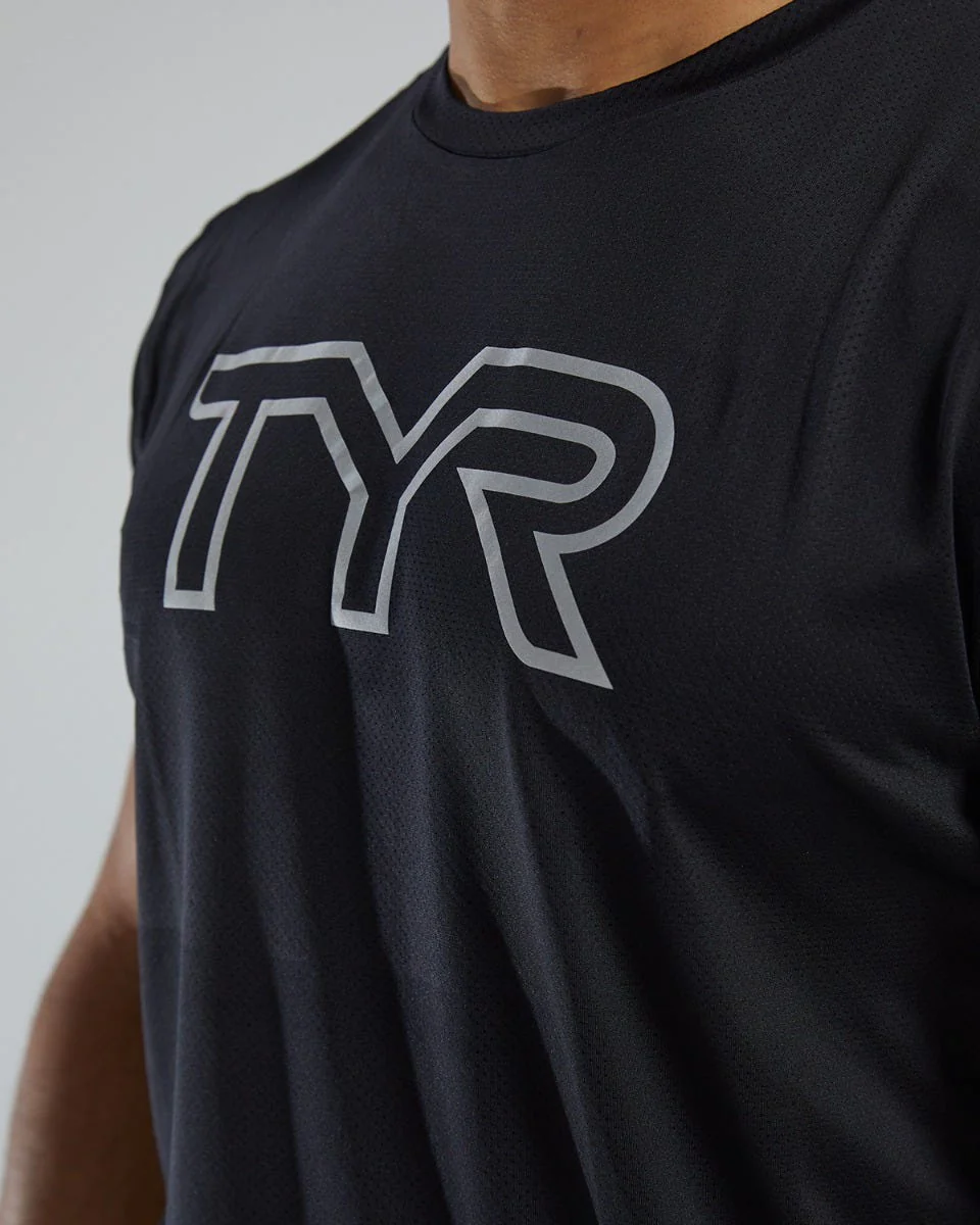TYR Airtec™ Men's Big Logo Tee - Solid / Heather - Image 7
