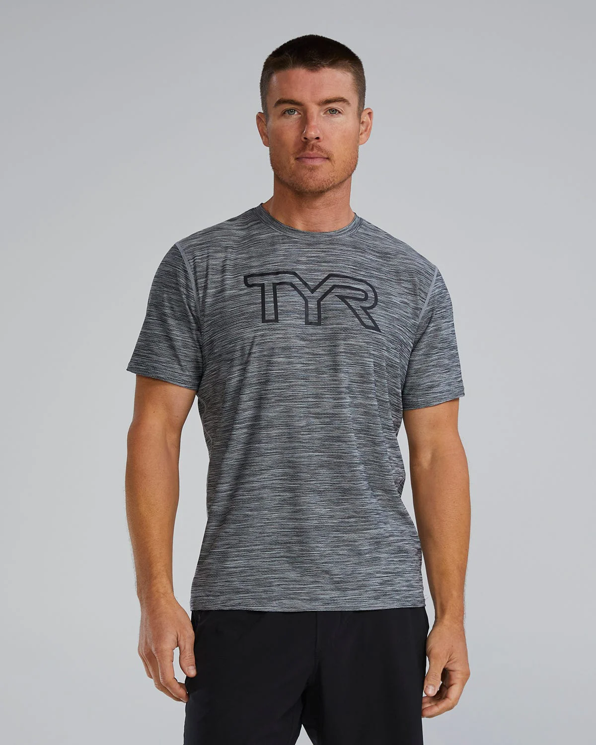 TYR Airtec™ Men's Big Logo Tee - Solid / Heather - Image 9