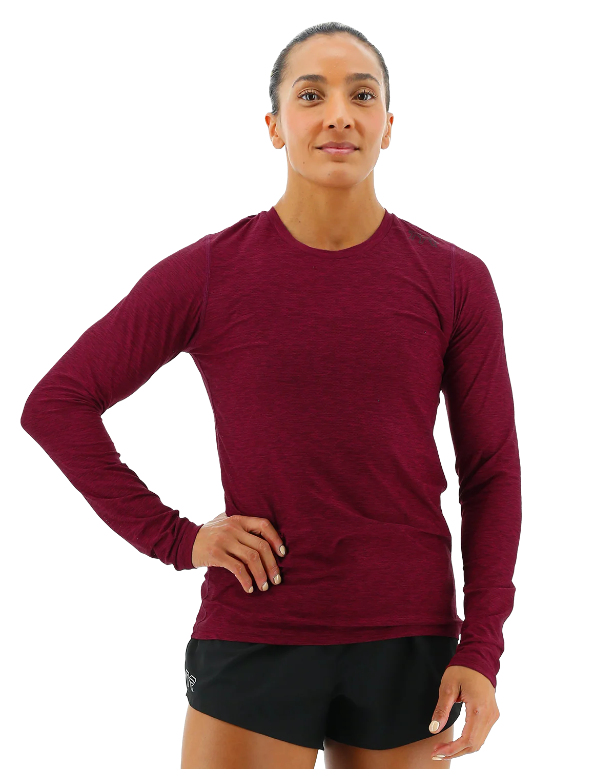 TYR Airtecâ„¢ Women's Long Sleeve Tee - Solid - Image 10