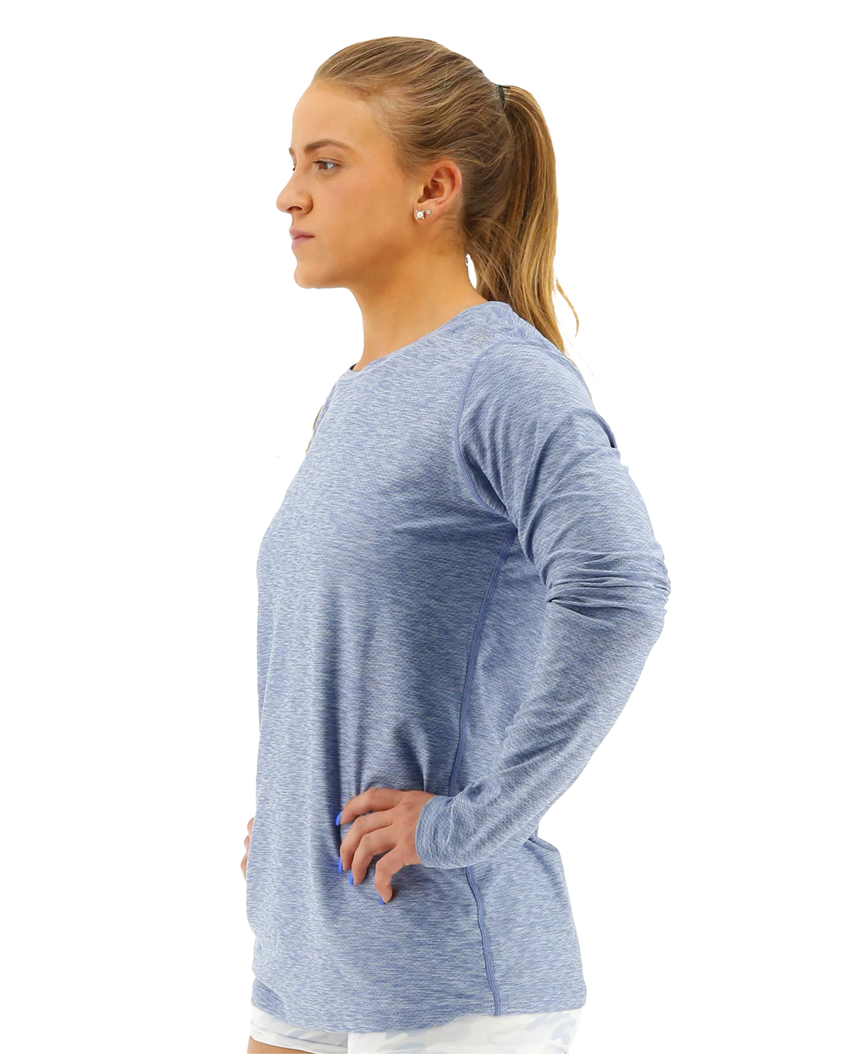 TYR Airtecâ„¢ Women's Long Sleeve Tee - Solid - Image 3
