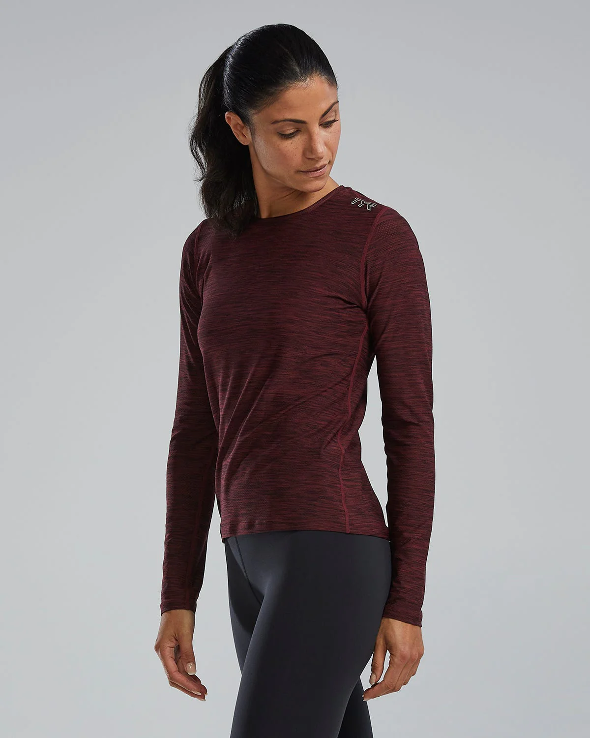 TYR Airtec™ Women's Long Sleeve Tee - Solid - Image 3