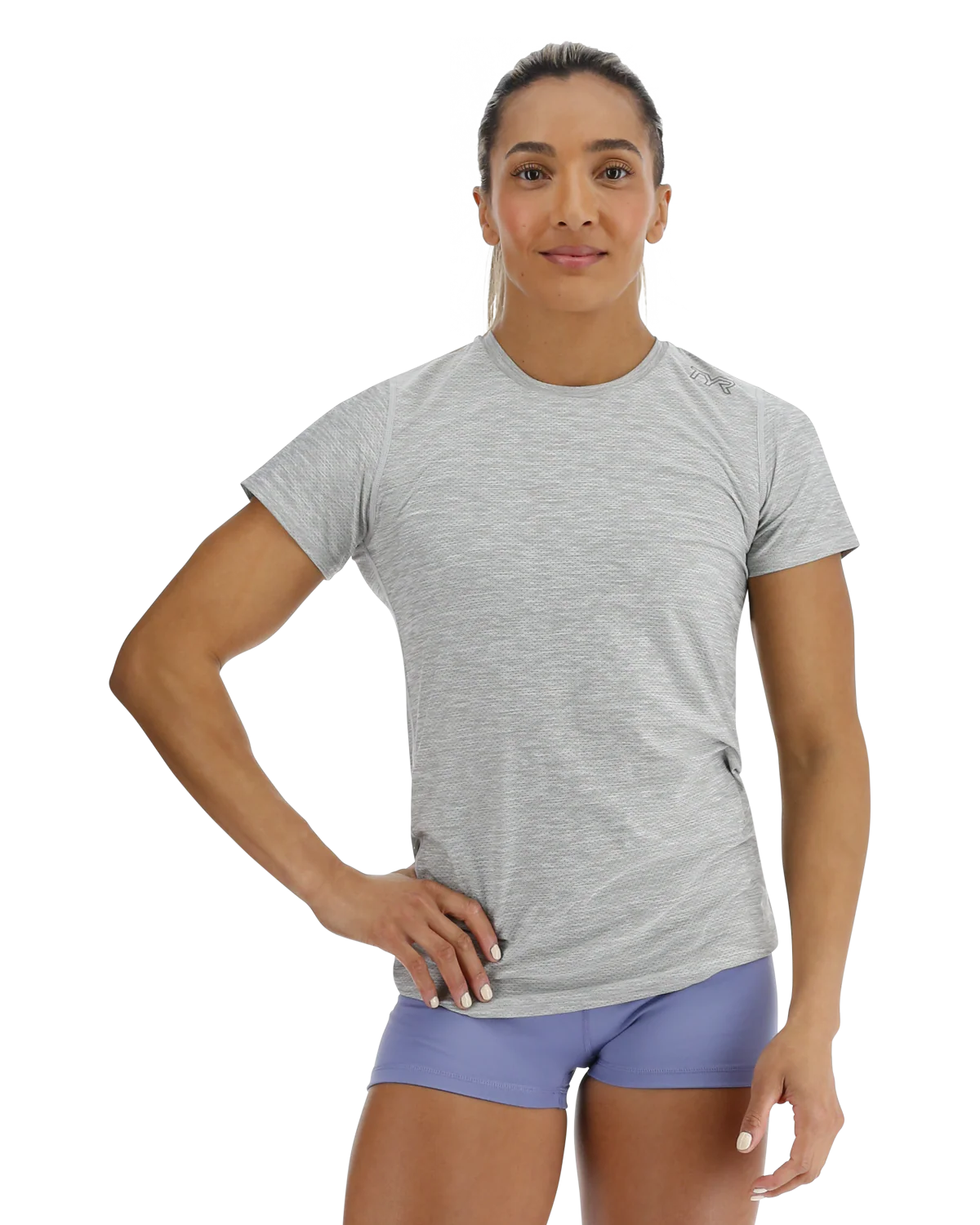 TYR Airtecâ„¢ Women's Short Sleeve Tee - Solid - Image 25