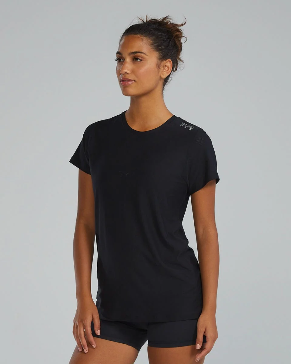 TYR Airtec™ Women's Short Sleeve Tee - Solid - Image 3