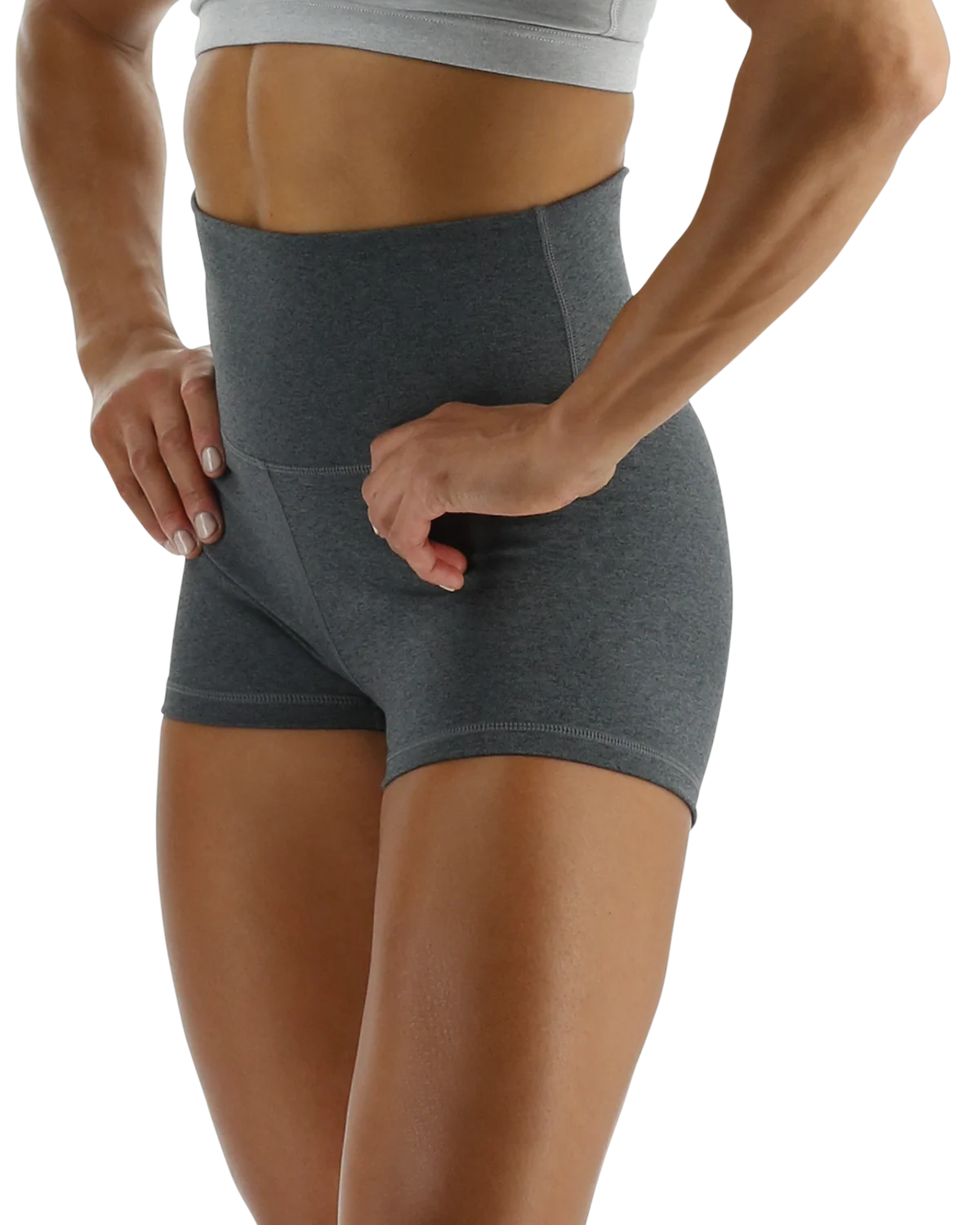 TYR Base Kinetic™ Women's 2" High-Rise Short - Solid - Image 3