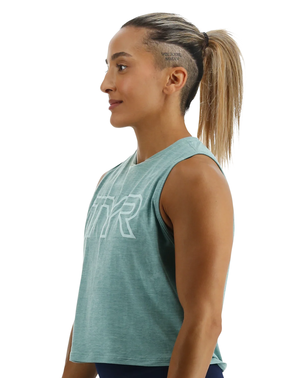TYR ClimaDry™ Women's Cropped Tech Tank - Solid / Heather - Image 13