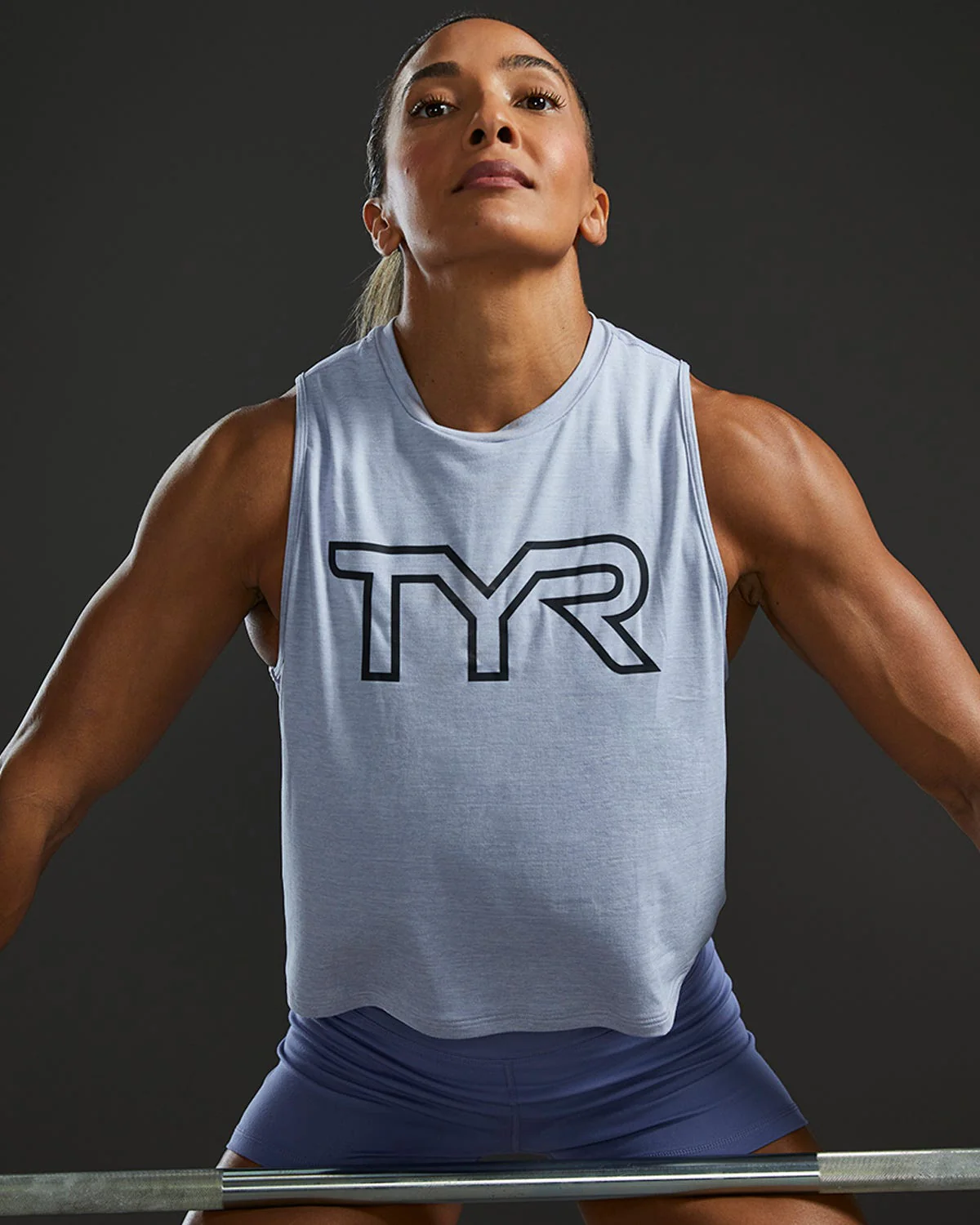 TYR ClimaDry™ Women's Cropped Tech Tank - Solid / Heather - Image 7