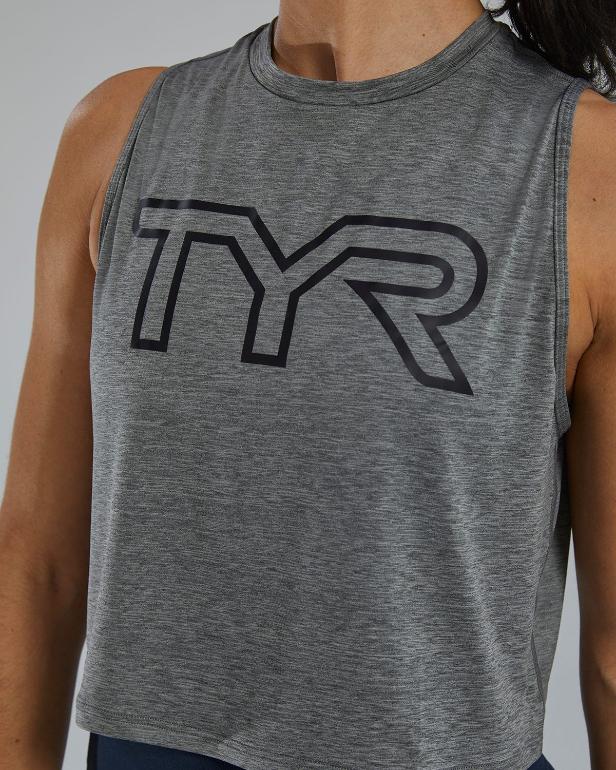 TYR ClimaDry™ Women's Cropped Tech Tank - Solid / Heather - Image 14