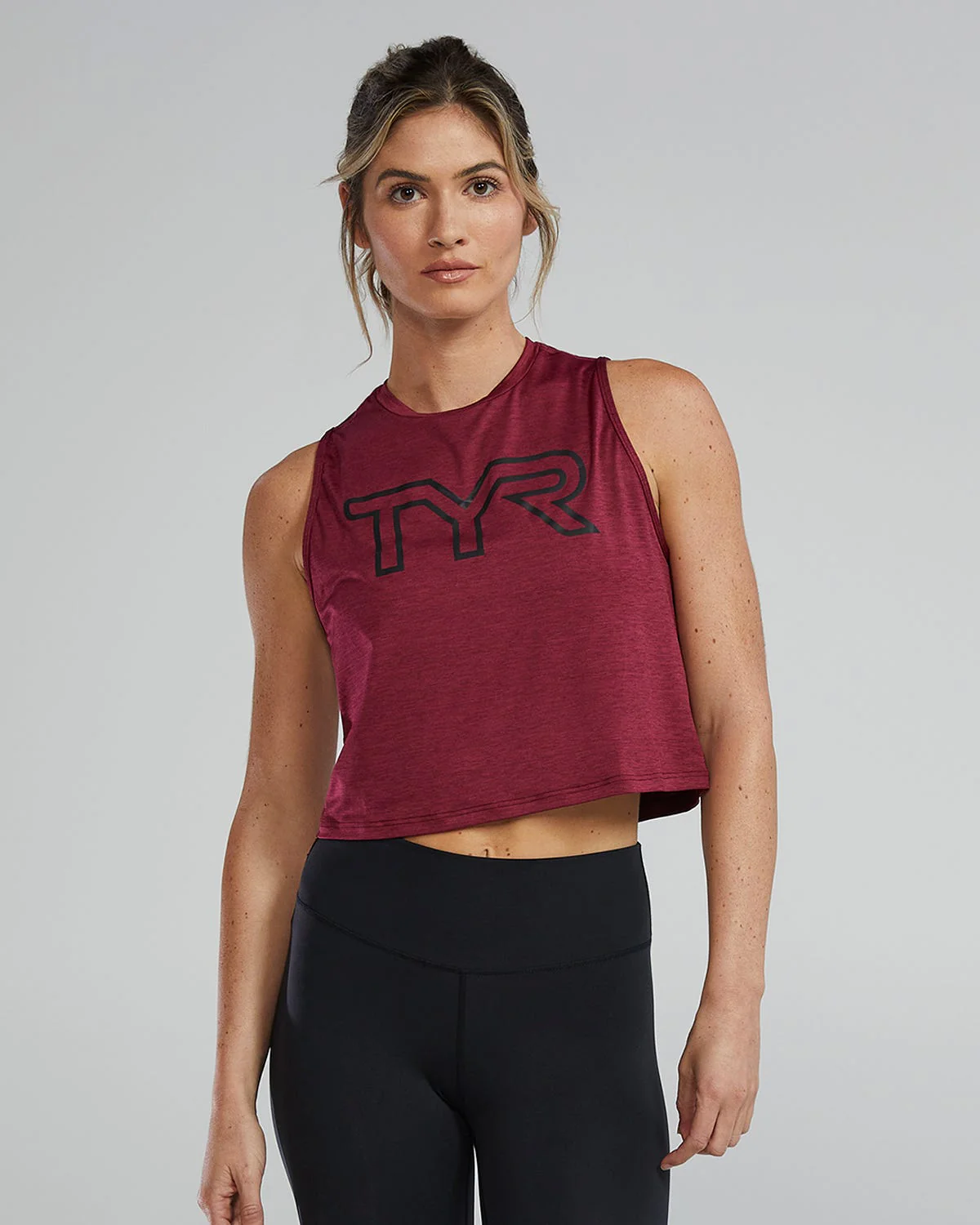 TYR ClimaDry™ Women's Cropped Tech Tank - Solid / Heather - Image 17