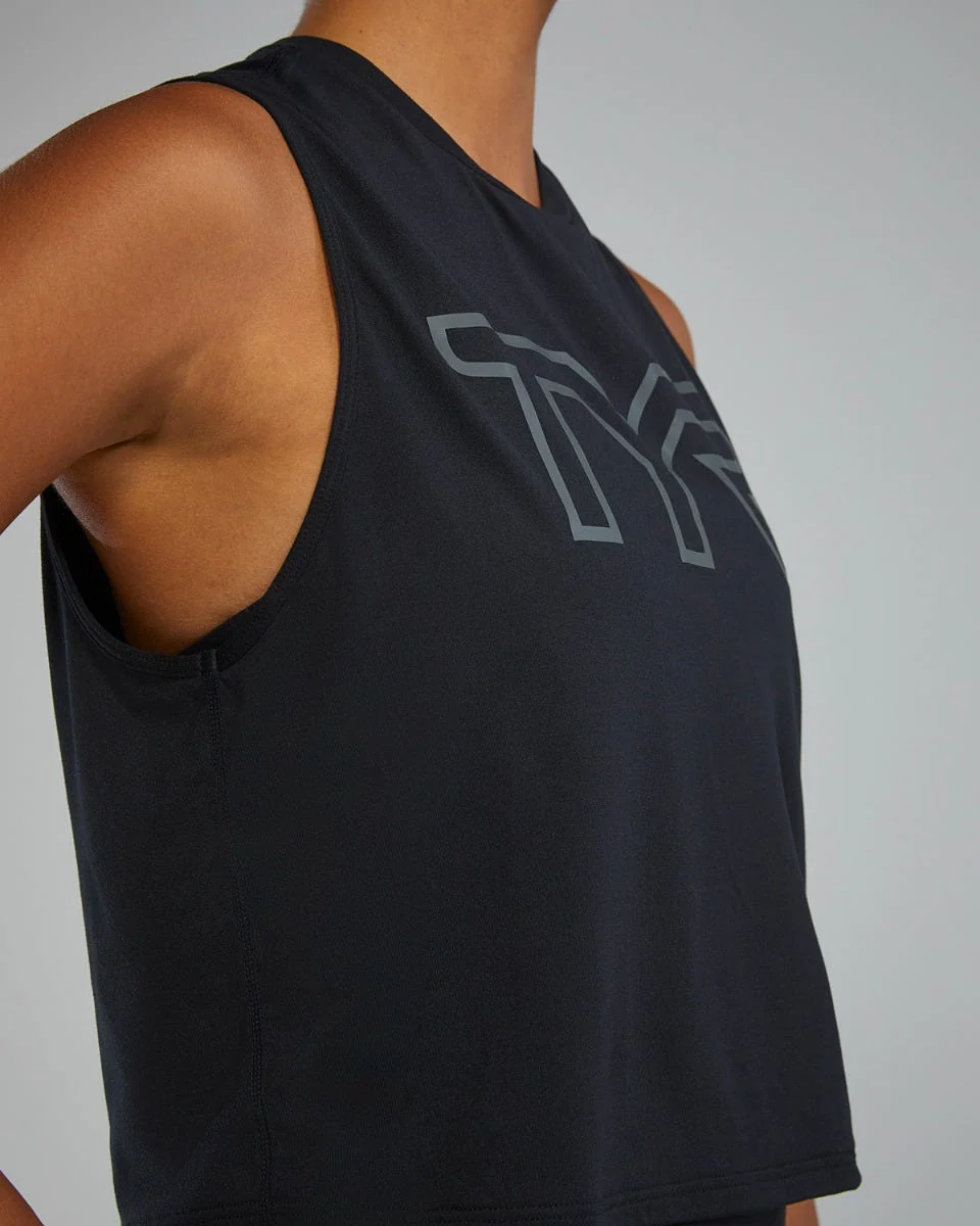 TYR ClimaDry™ Women's Cropped Tech Tank - Solid / Heather - Image 7