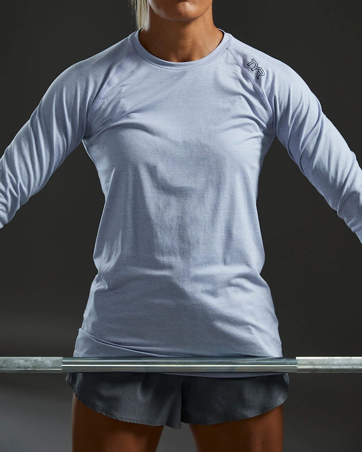 TYR ClimaDry™ Women's Raglan Long Sleeve Tee - Solid / Heather - Image 10