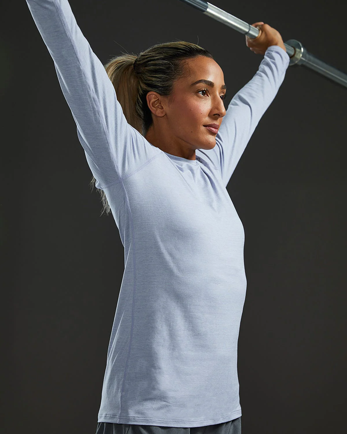 TYR ClimaDry™ Women's Raglan Long Sleeve Tee - Solid / Heather - Image 8