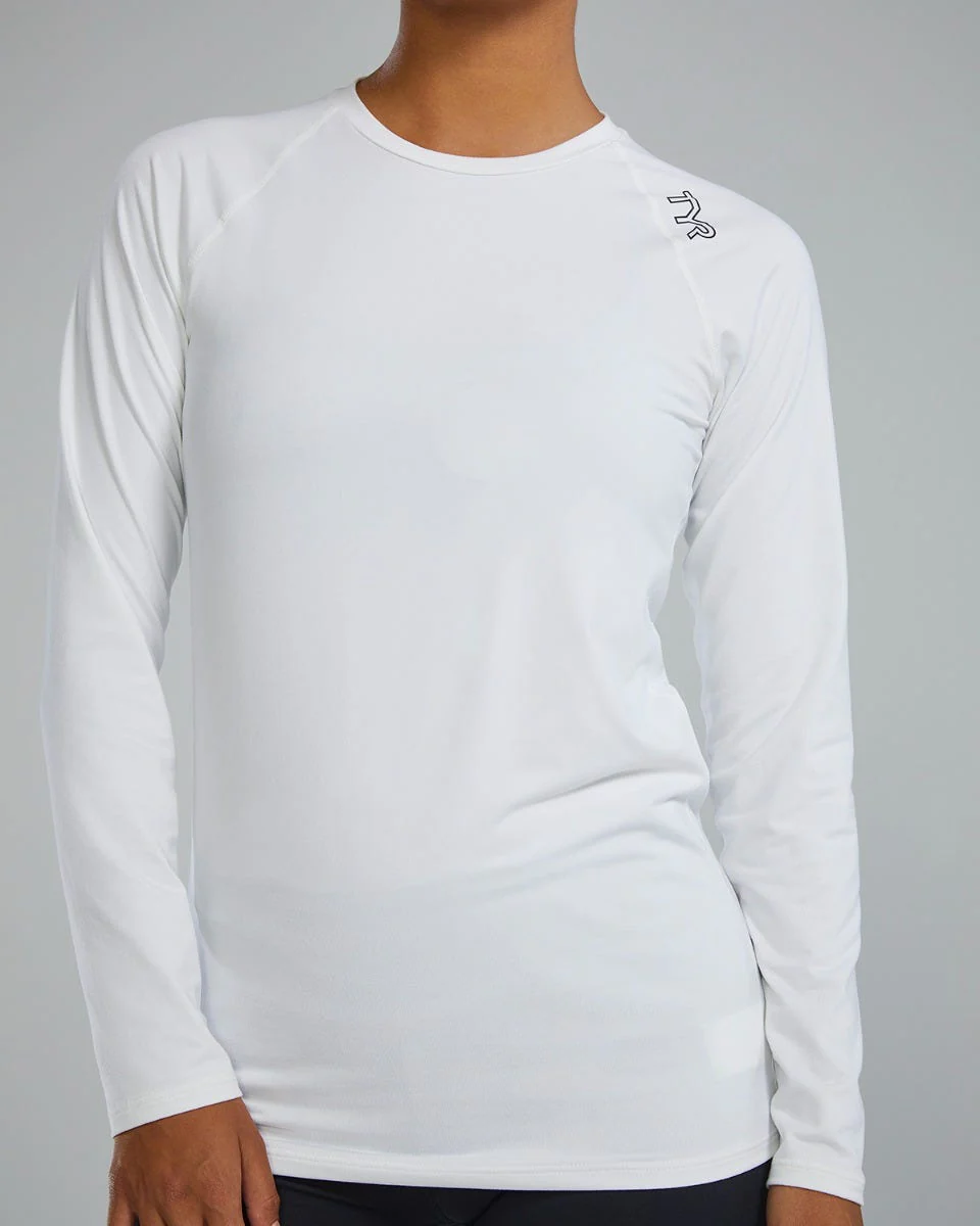 TYR ClimaDry™ Women's Raglan Long Sleeve Tee - Solid / Heather - Image 14