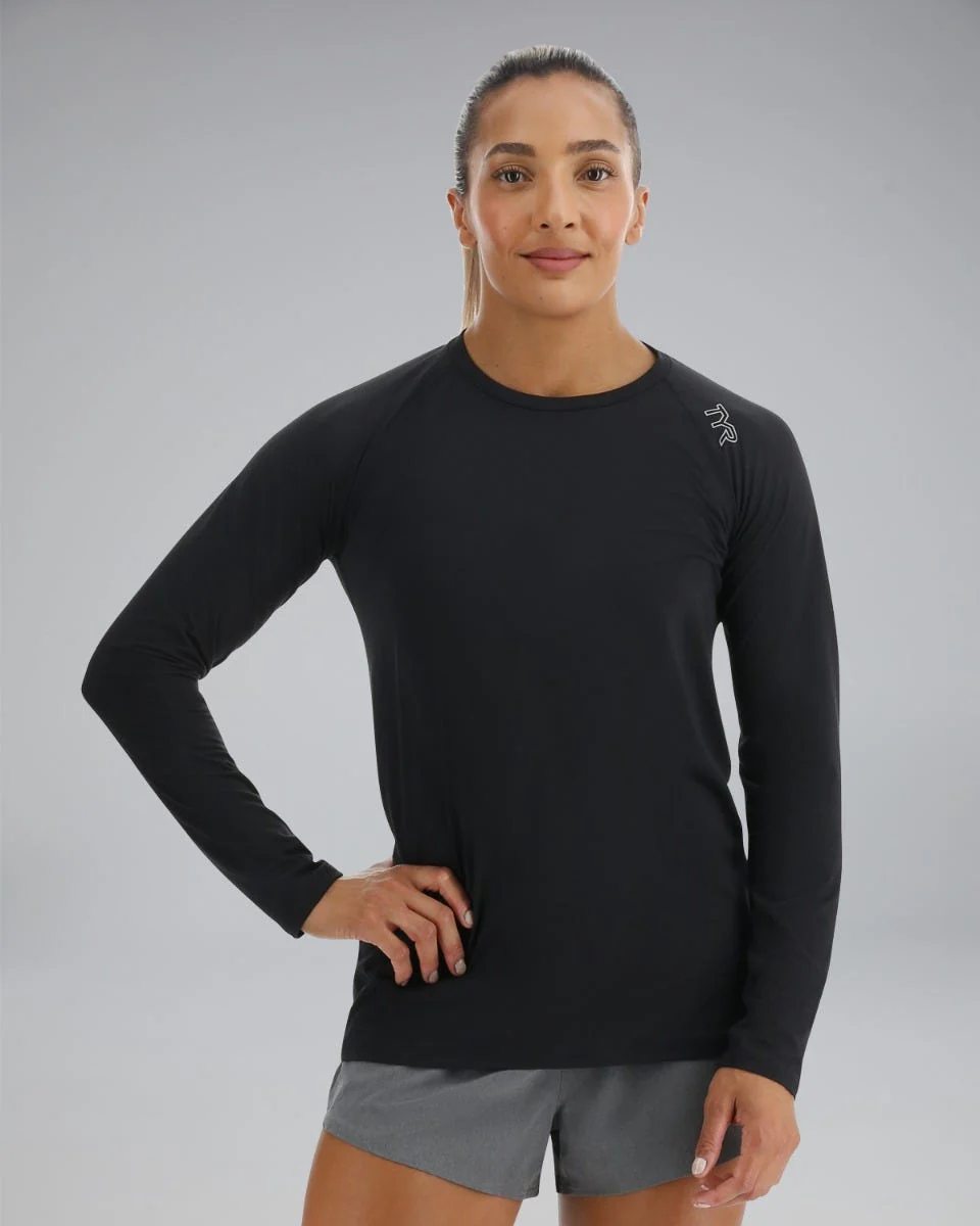TYR ClimaDry™ Women's Raglan Long Sleeve Tee - Solid / Heather - Image 17