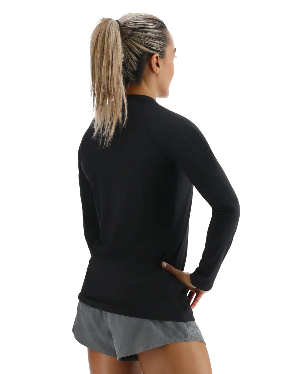 TYR ClimaDry™ Women's Raglan Long Sleeve Tee - Solid / Heather - Image 21