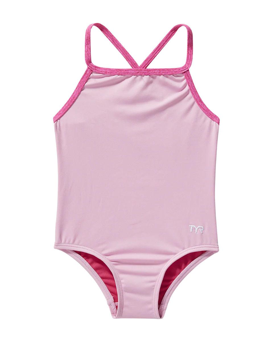 TYR Durafast Elite® Girls' Addy Diamondfit Swimsuit - Solid - Image 9