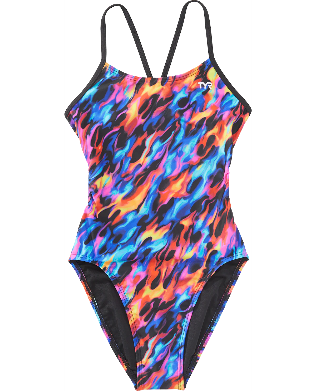TYR Durafast EliteĀ® Girls' Cutoutfit Swimsuit - Draco - Image 14