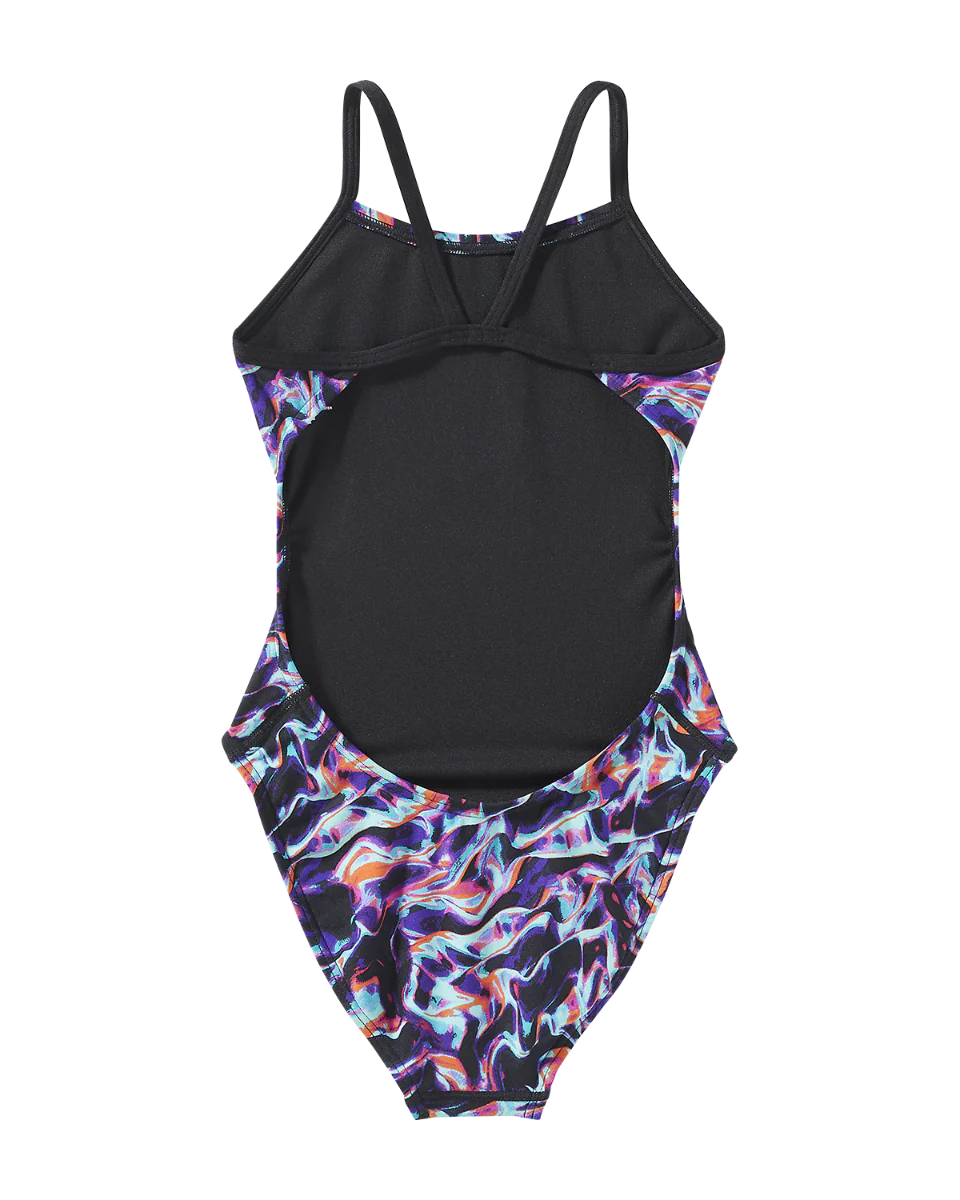 TYR Durafast EliteĀ® Girls Cutoutfit Swimsuit - Energia - Image 4