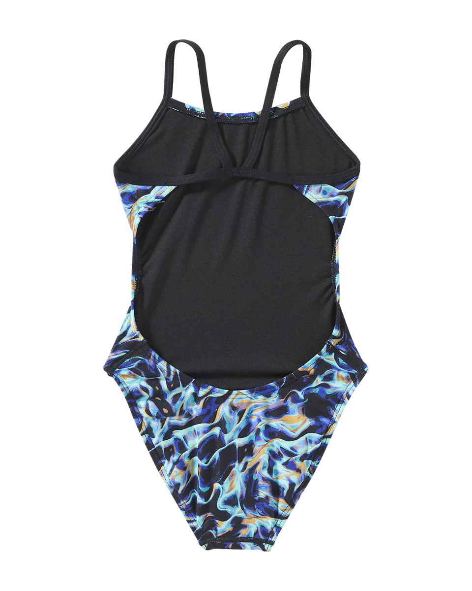 TYR Durafast EliteĀ® Girls Cutoutfit Swimsuit - Energia - Image 8