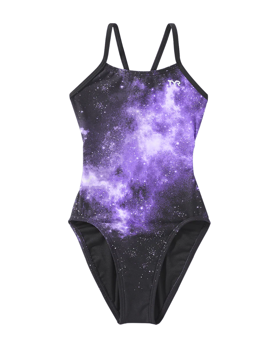 TYR Durafast Elite® Girls Cutoutfit Swimsuit - Starborne - Image 7