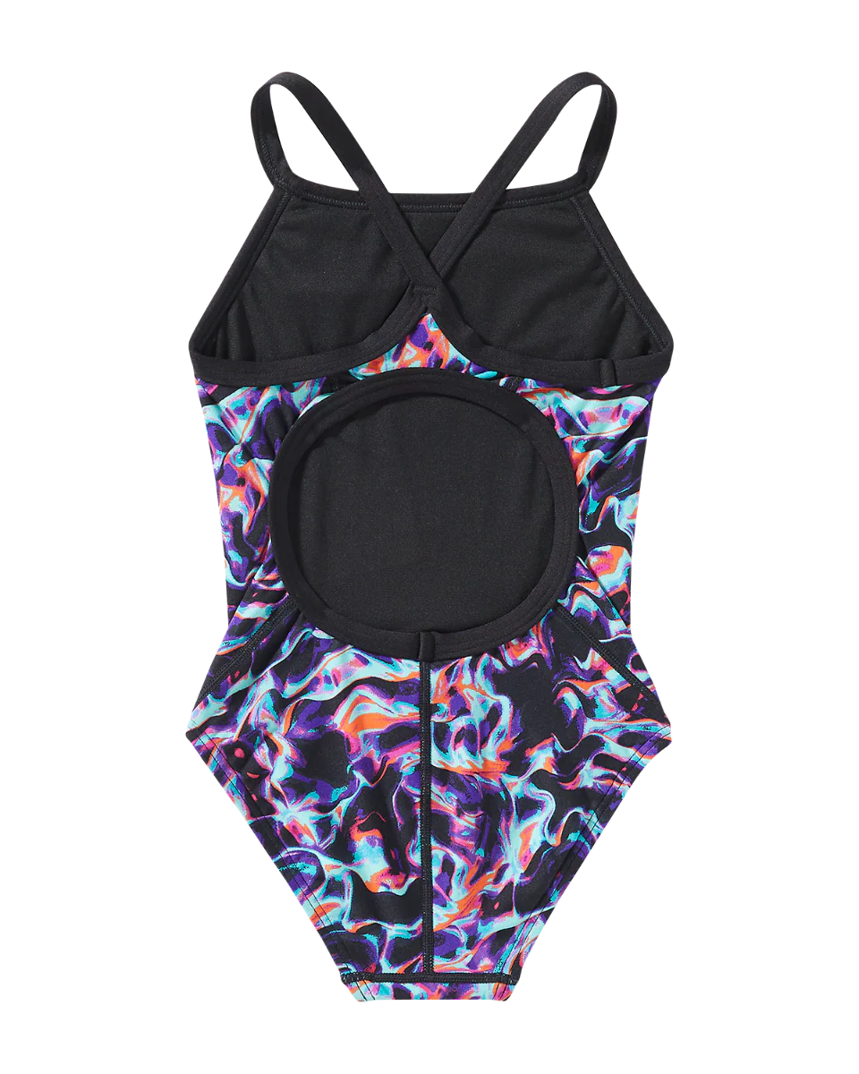 TYR Durafast EliteĀ® Girls Diamondfit Swimsuit - Energia - Image 6