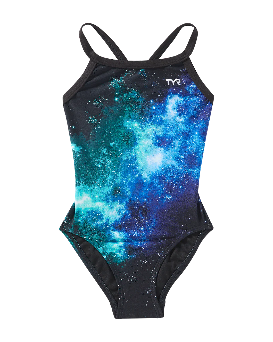 TYR Durafast EliteĀ® Girls Diamondfit Swimsuit - Starborne - Image 5