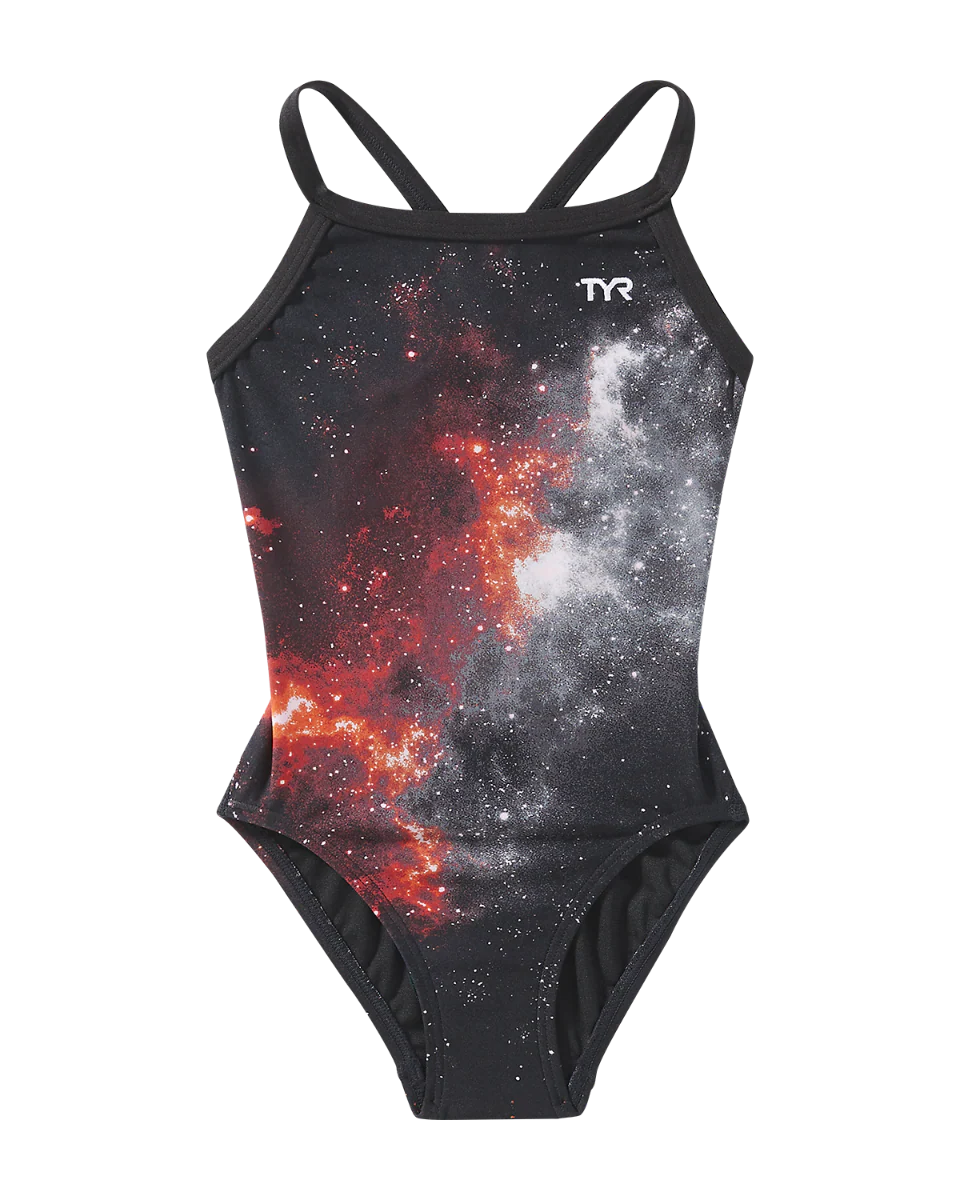 TYR Durafast EliteĀ® Girls Diamondfit Swimsuit - Starborne - Image 7