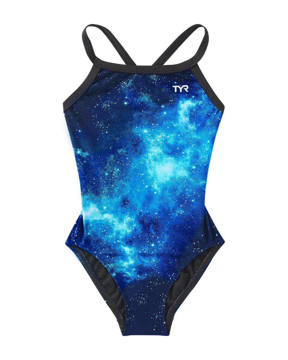 TYR Durafast EliteĀ® Girls Diamondfit Swimsuit - Starborne - Image 9