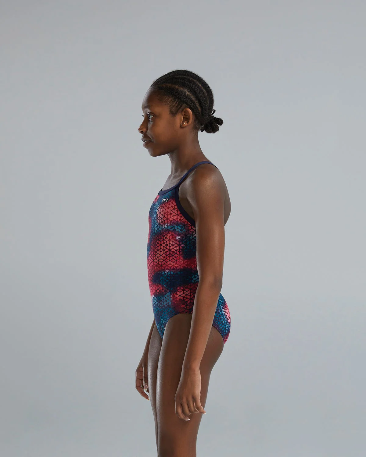 TYR Durafast EliteĀ® Girls' Diamondfit Swimsuit - Starhex - Image 3