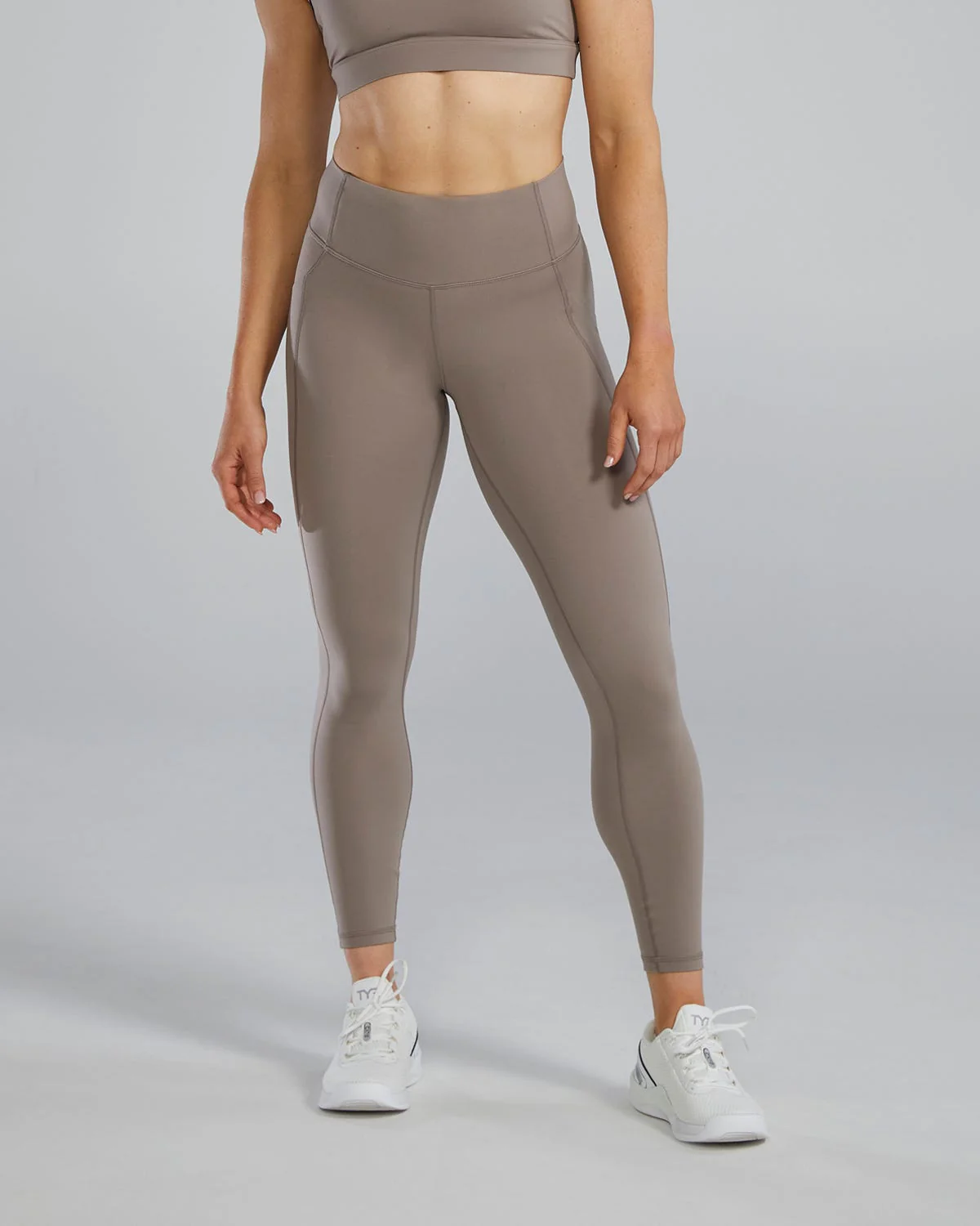 TYR Joule Eliteª Women's High-Rise 25" Pocket Leggings - Solid - Image 40